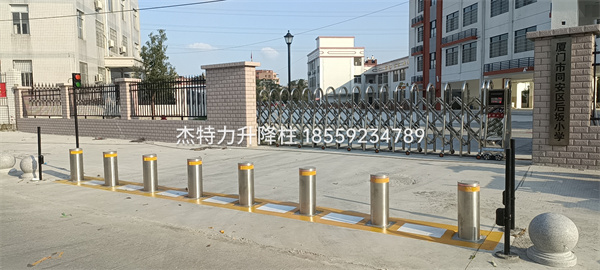 杰特力-小學門口液壓升降柱