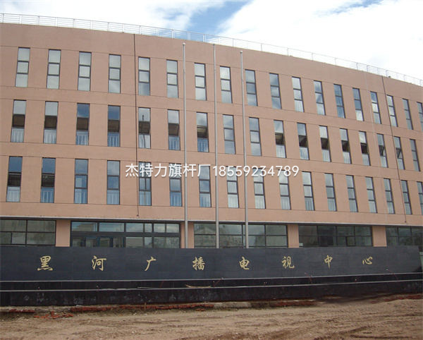 杰特力旗桿-某電視廣播中心旗桿