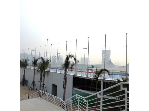 杰特力-體育中心國旗桿