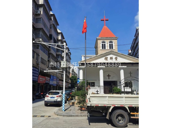 杰特力旗桿-禮拜堂教堂國(guó)旗桿