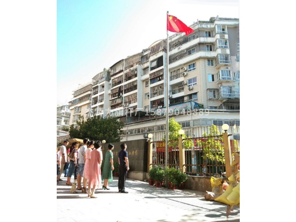 杰特力-基督教堂禮拜堂國(guó)旗桿